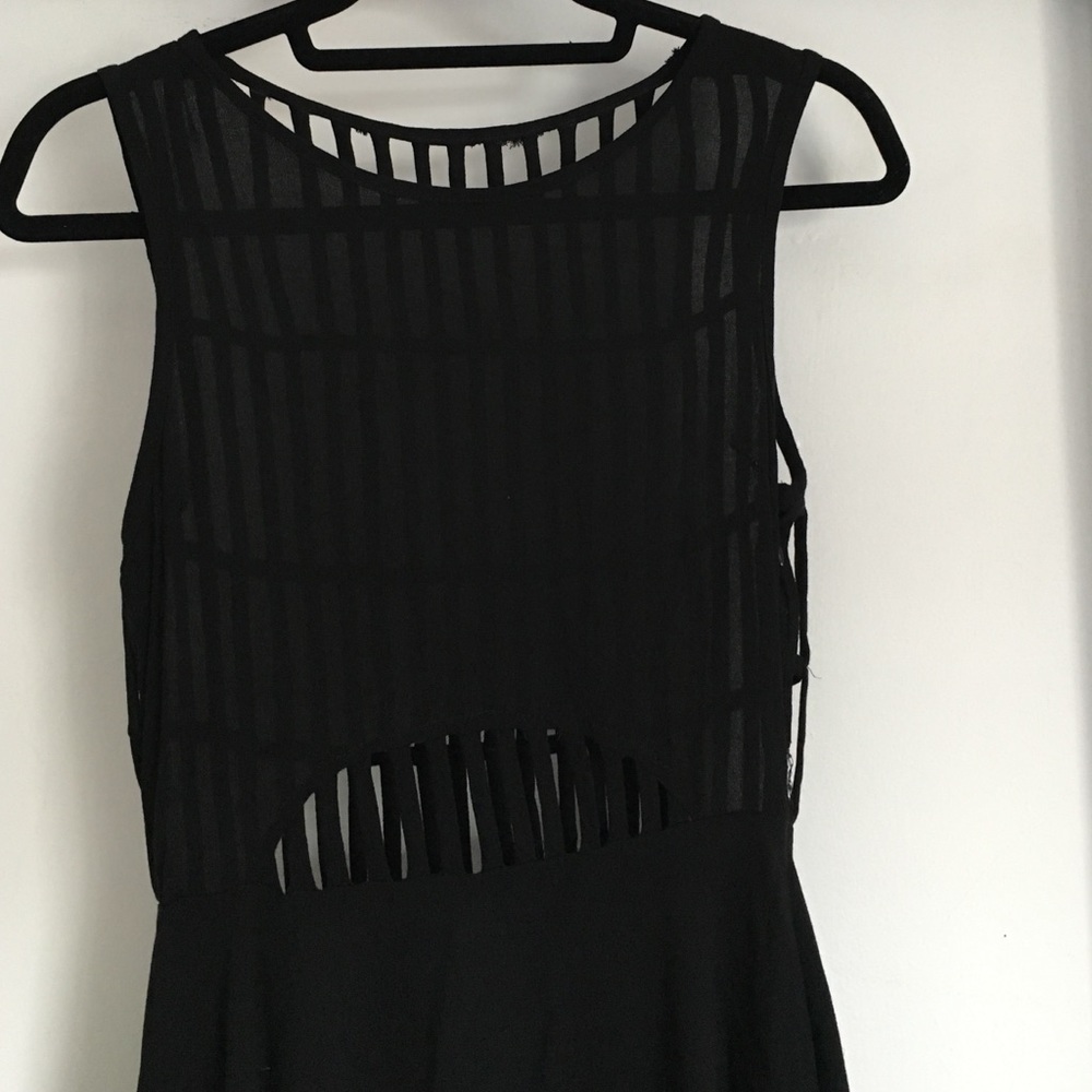Little black dress- open back